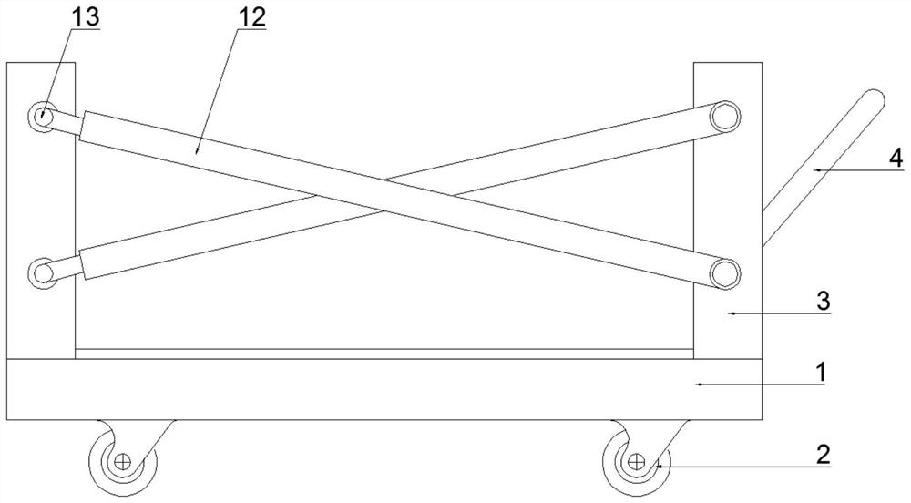 Transport cart for aluminum ingot production