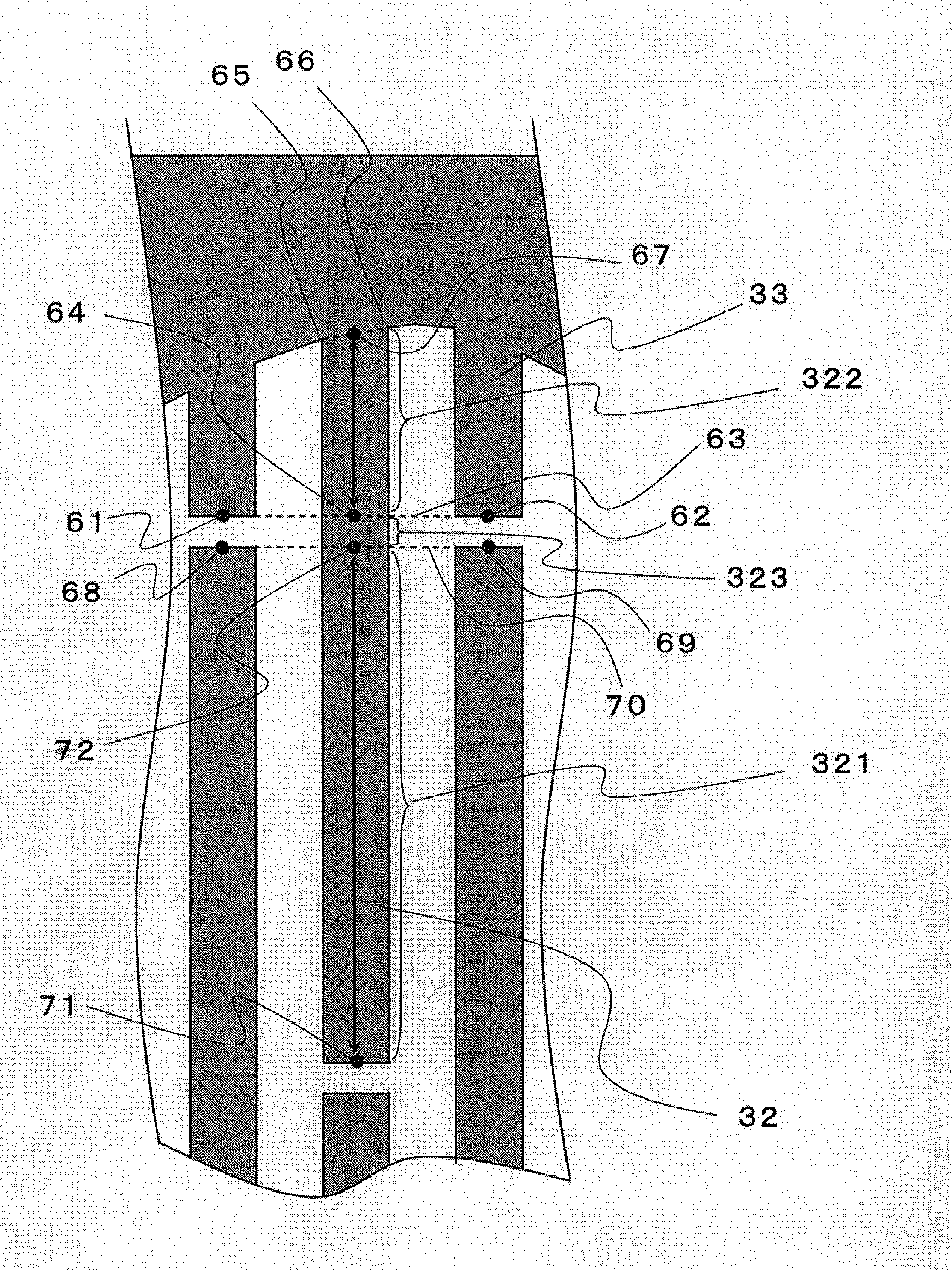 Elastic surface wave device