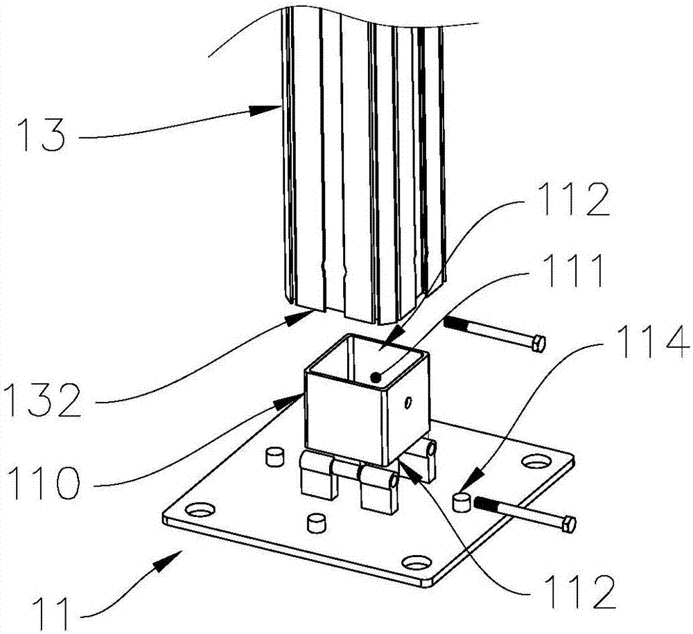 Support systems, modularized tents, modularized tent set and draining method of modularized tent set