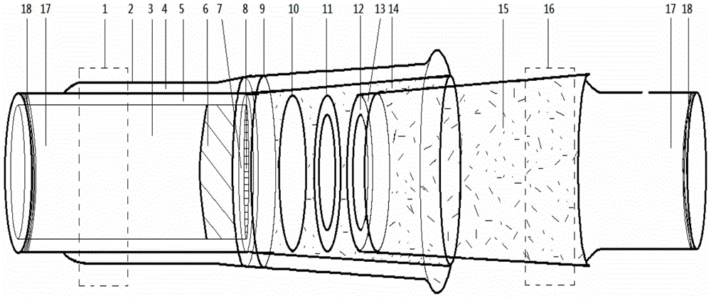 A connection device for fermentation container and extracellular fermentation product research container