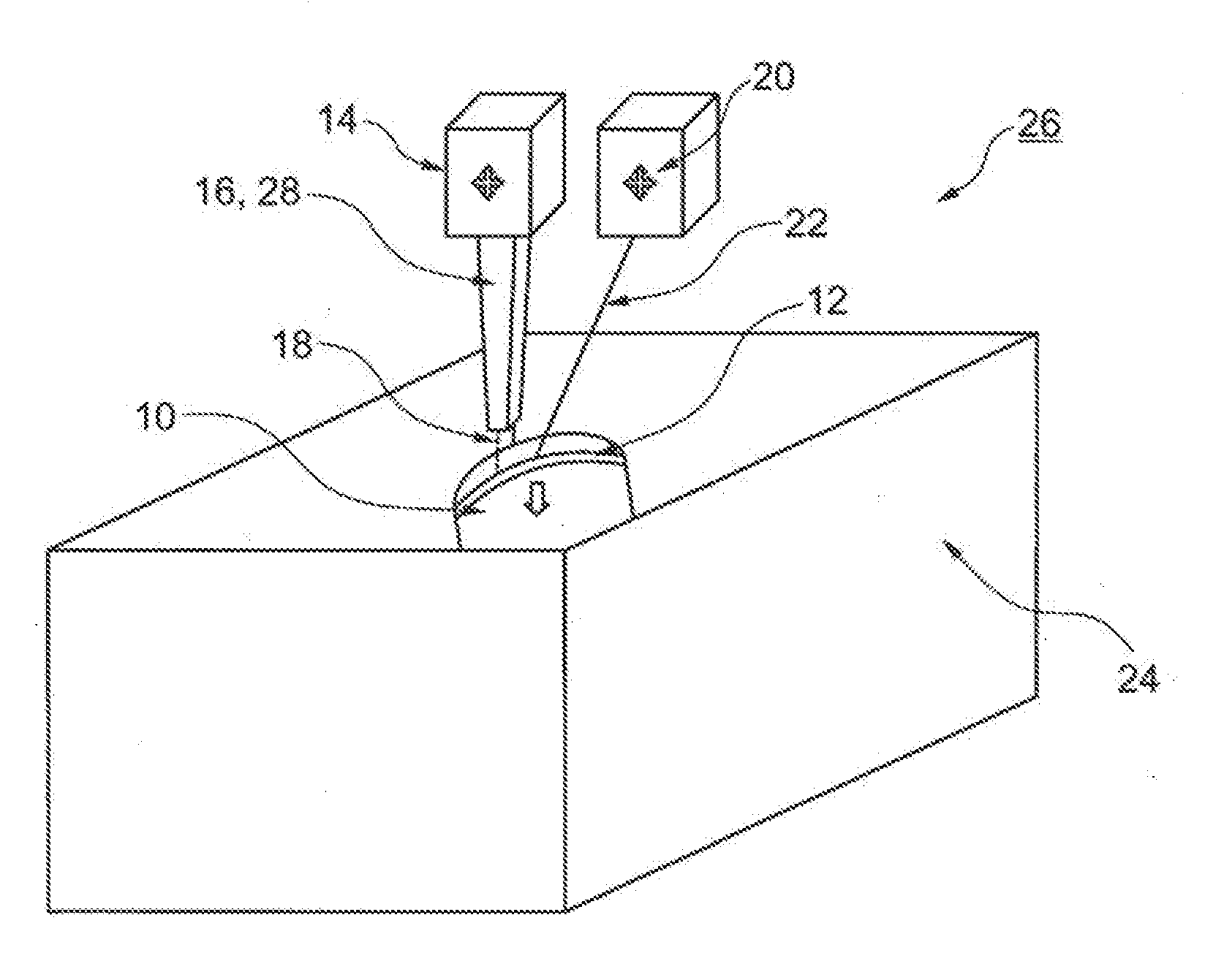 Method and device for producing a component of a turbomachine