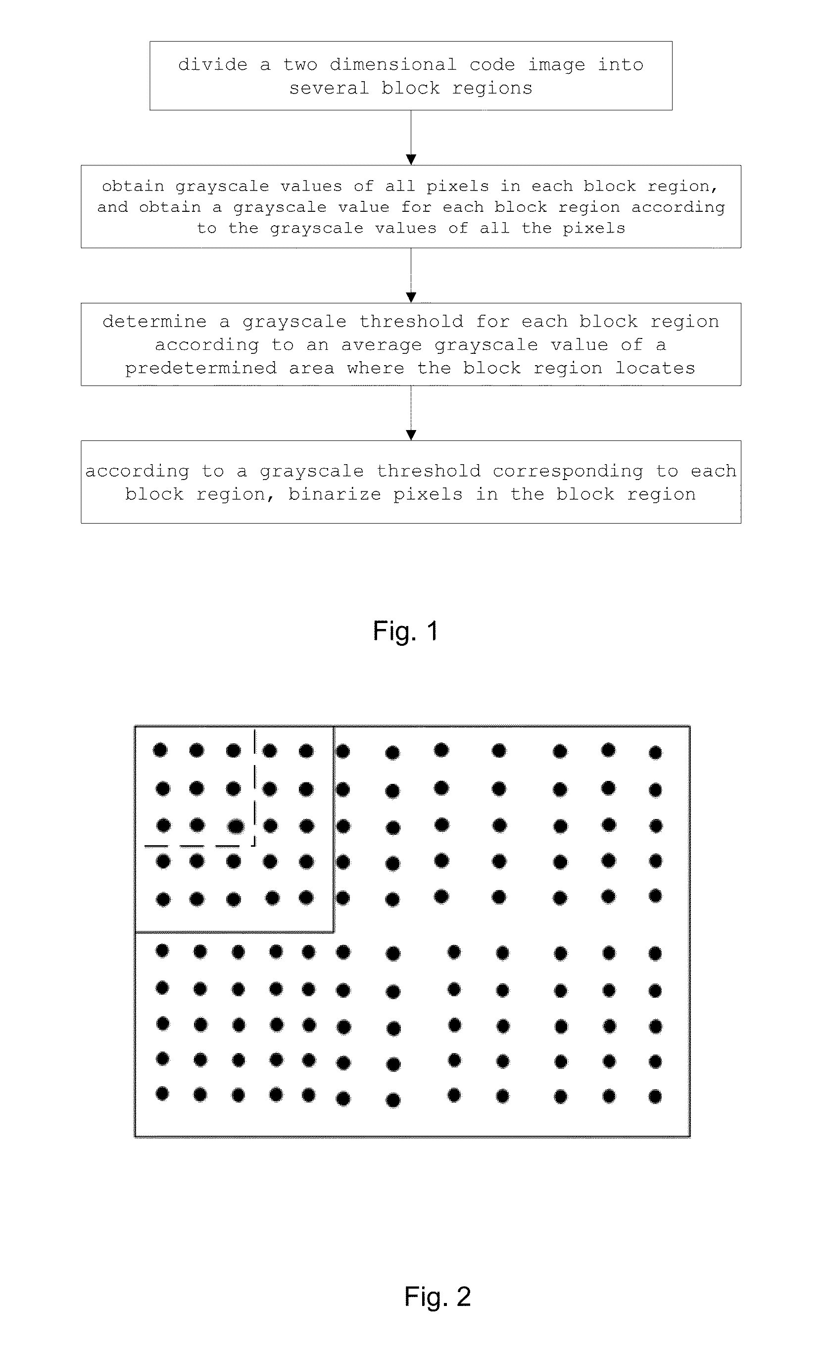 Method and system for binarization of two dimensional code image