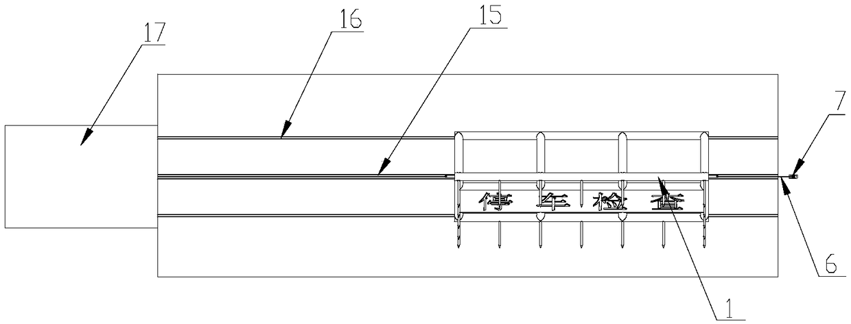 High-resistance anti-collision barrier intercepting device