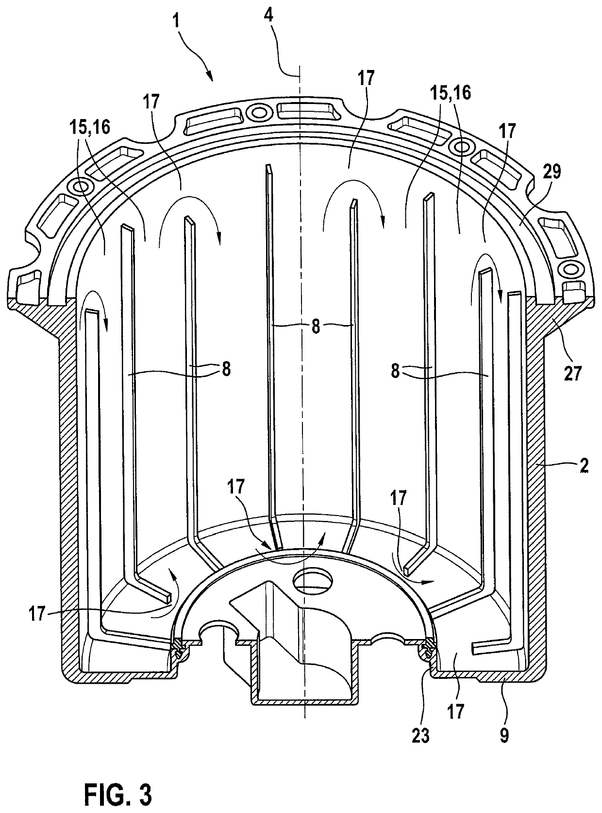 Housing for an electric machine