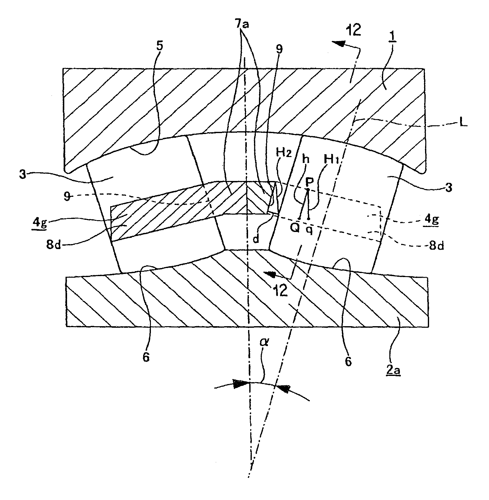 Self-aligning roller bearing with retainer and manufacturing method for self-aligning roller bearing retainer