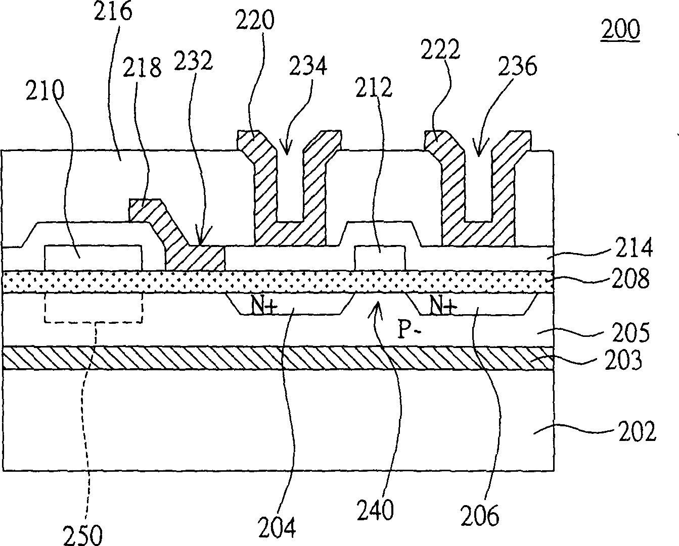 Complementary metal oxide semiconductor image sensing element and producing method thereof