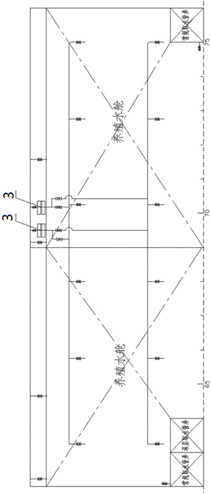 Seaborne movable type deep water cultivation circulating system and working method thereof