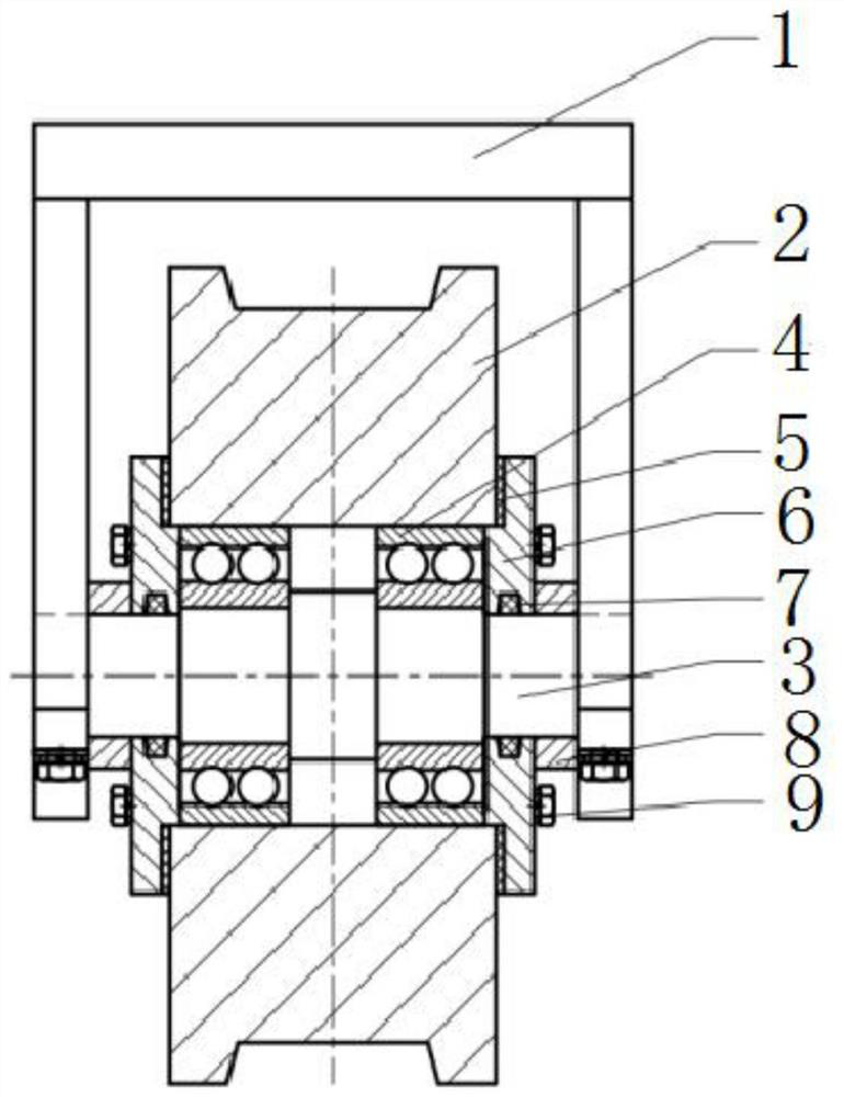 Steel rail wheel structure under severe working conditions