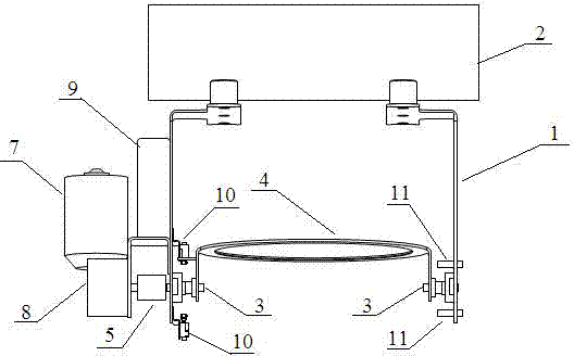 A cargo delivery device for unmanned helicopter