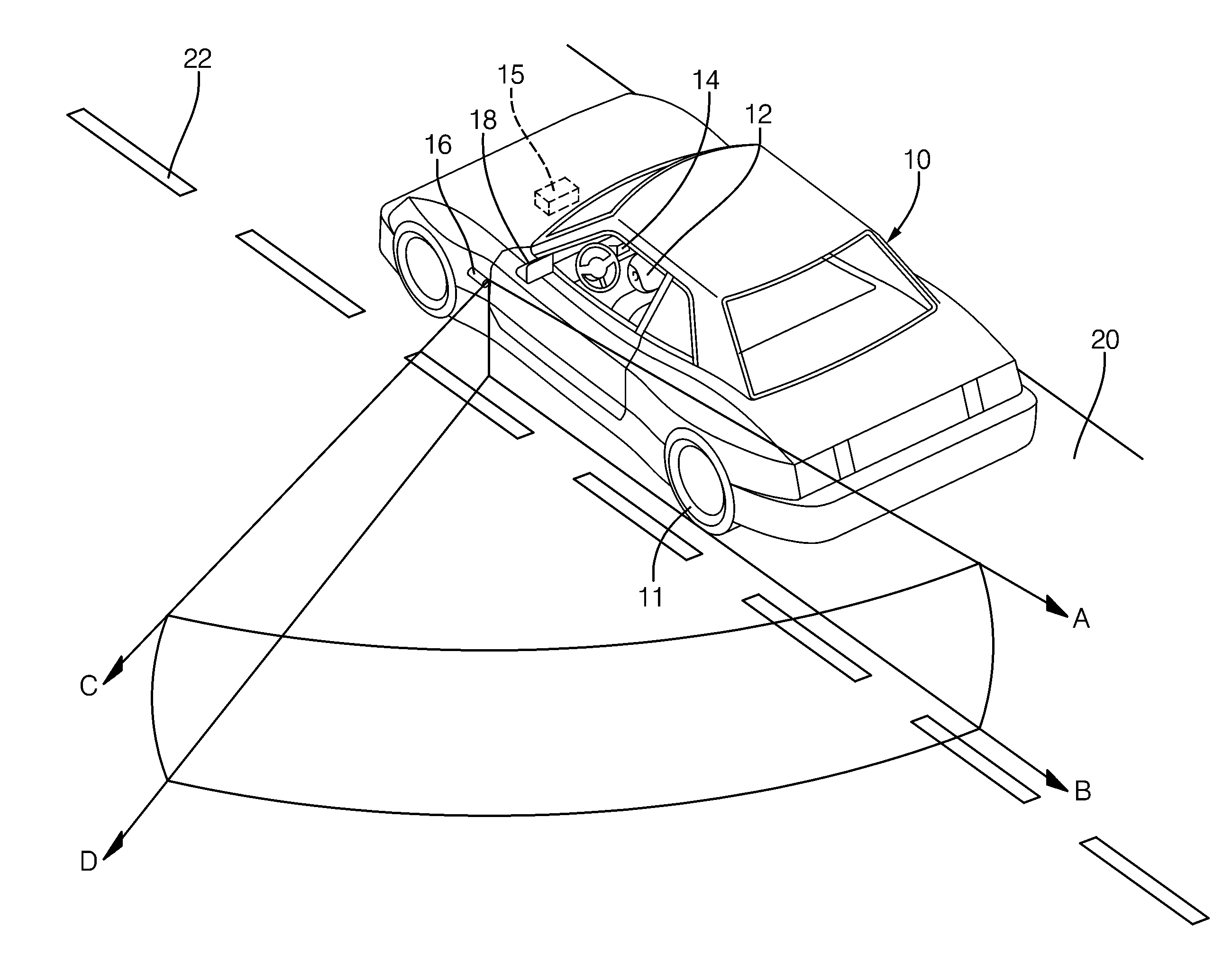 Sideview Vision System Displaying A View Dependent Upon Transmission Selector