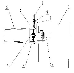 Horizontal wire take-up device for small-size oil quenching card clothing wires