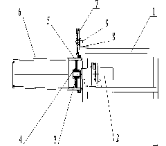 Horizontal wire take-up device for small-size oil quenching card clothing wires