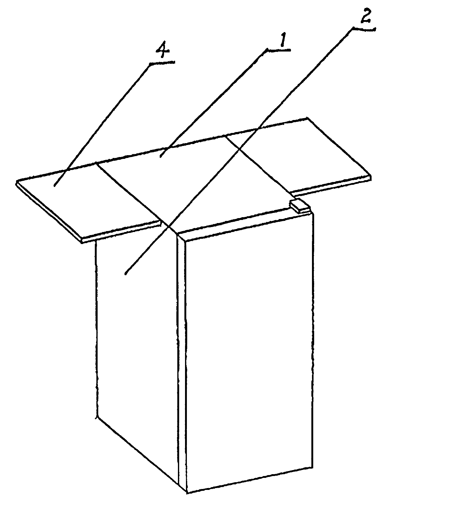Refrigerator with a foldable table