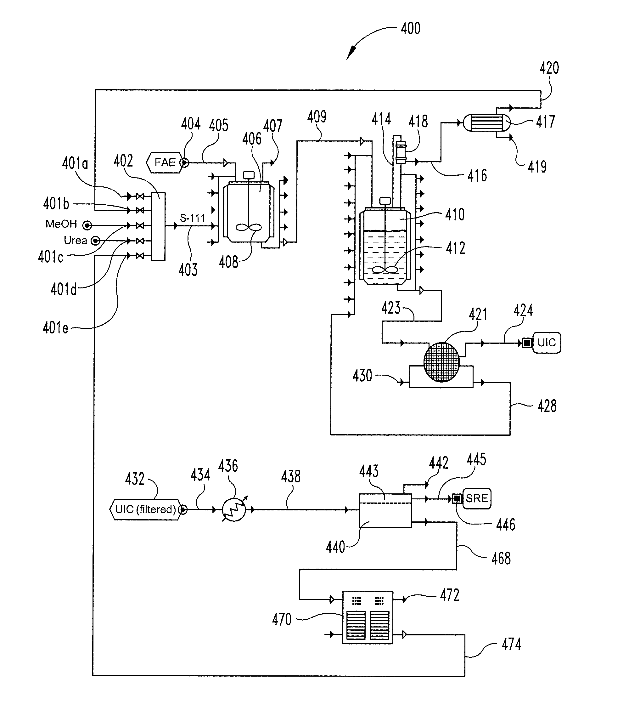 Method of lowering the cloud point of fatty acid esters