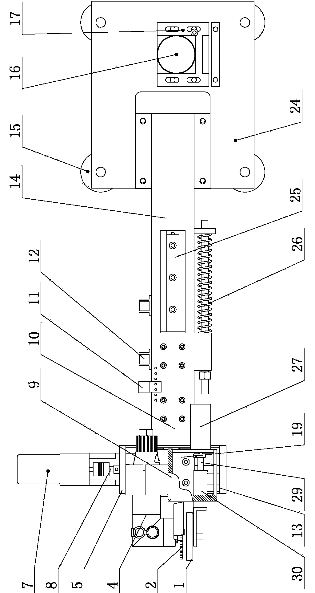 Beveling machine