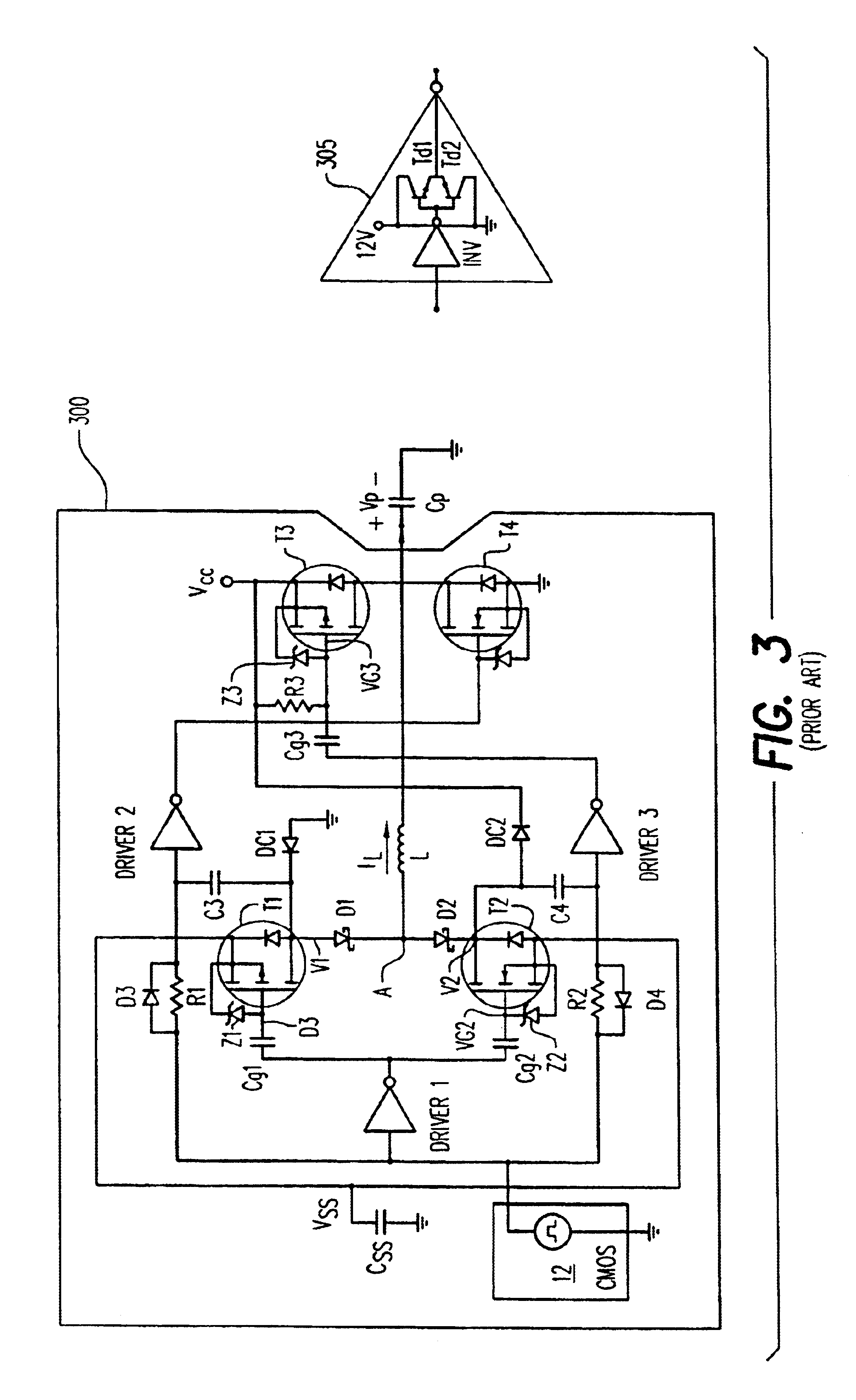 Energy recovery circuit for driving a capacitive load