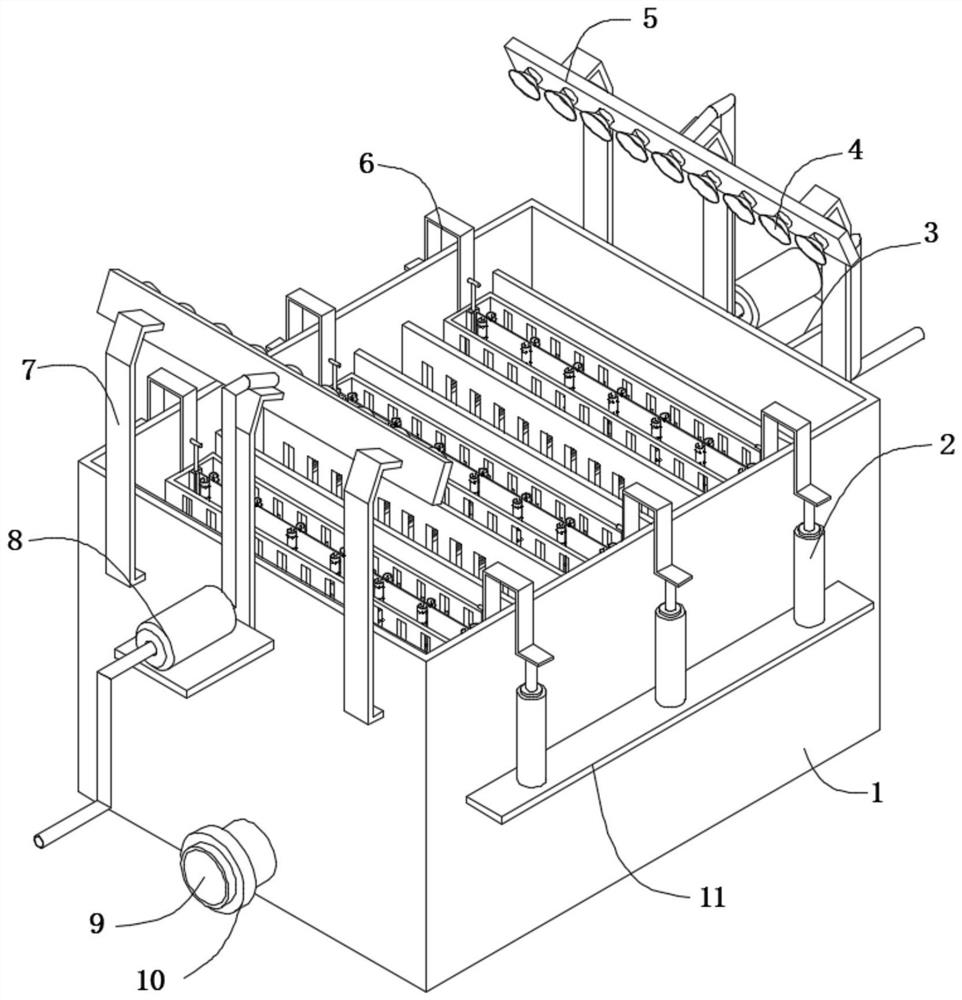 Glass fiber production equipment and production process thereof