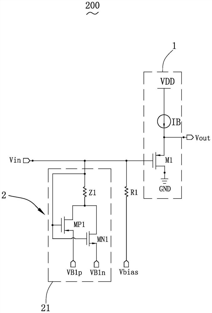 Microphone circuit, microphone module and microphone sound pressure overload point lifting method