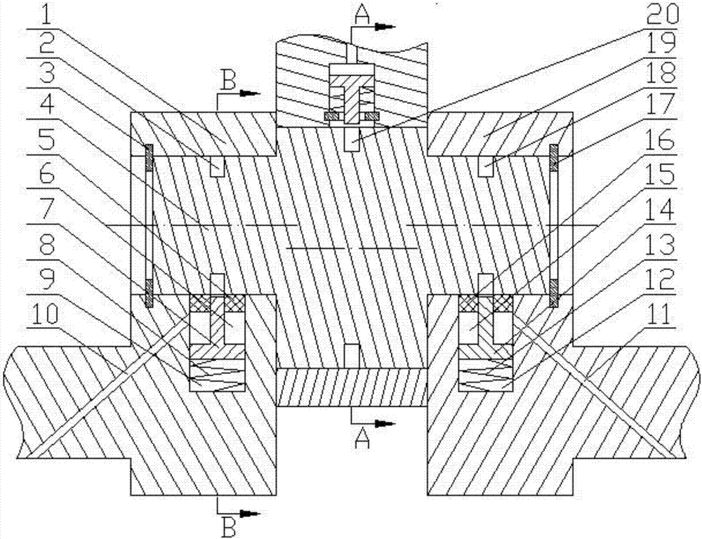 Eccentric crack type variable-compression-ratio mechanism