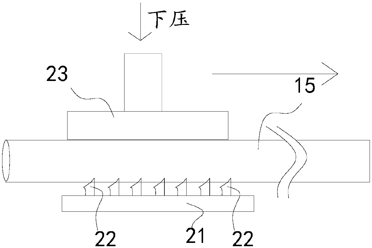 Polyester material recovery and surface mechanical etching method