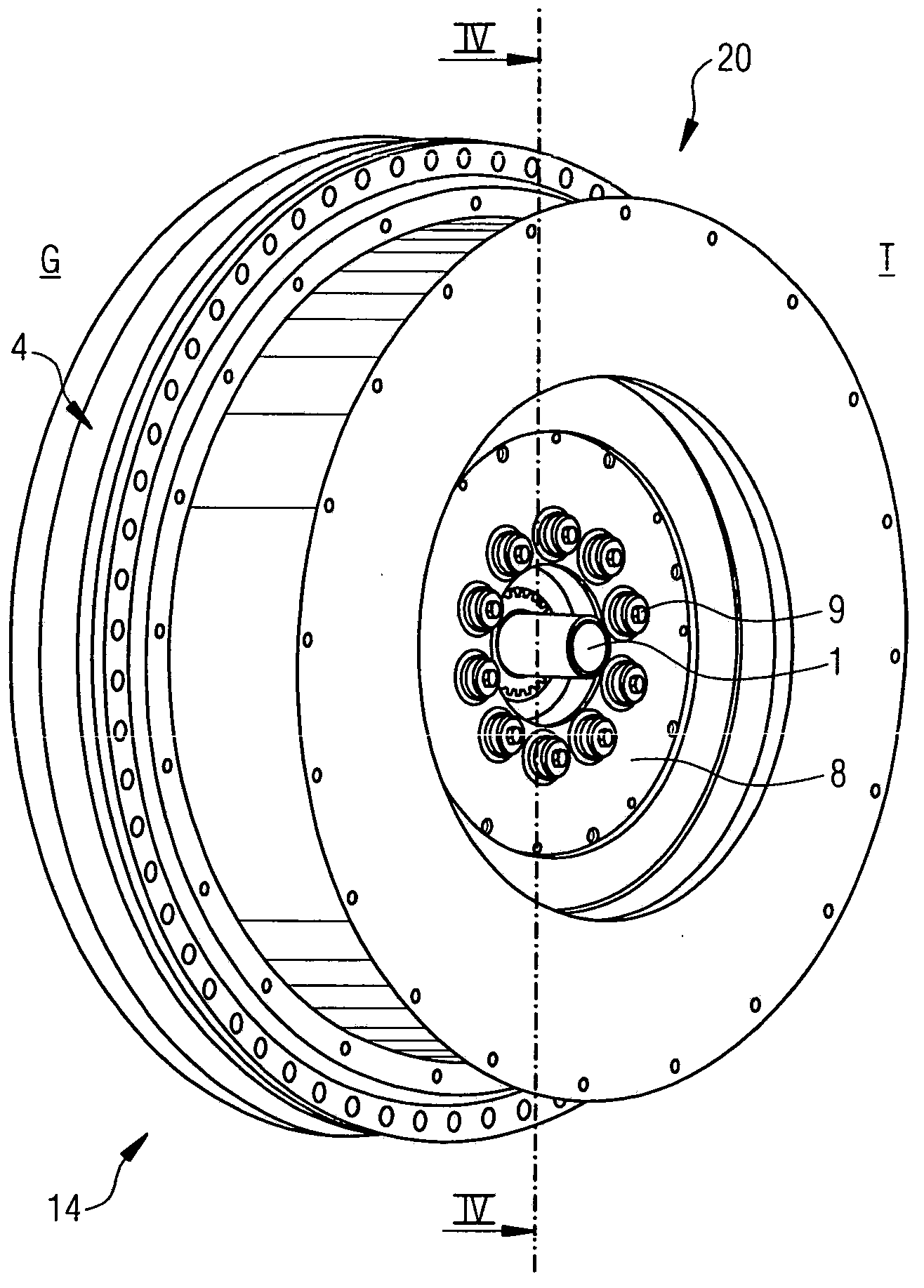 Rotor bearing for electrical machine