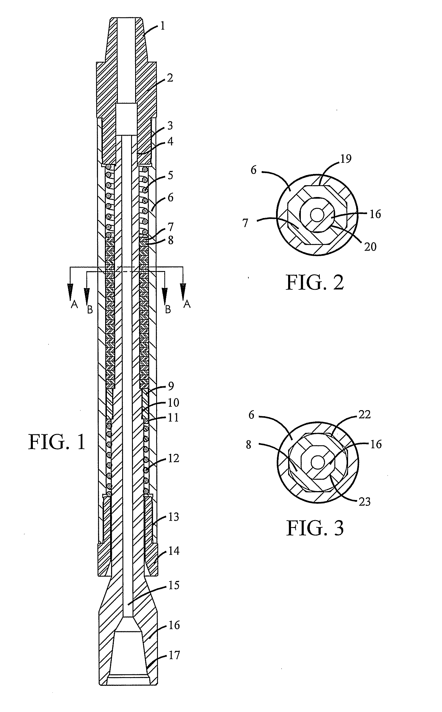 Downhole torque limiter and method