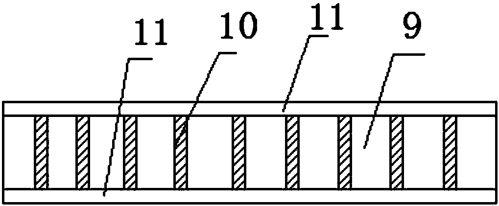 Ditch type wet grass planting ditch system