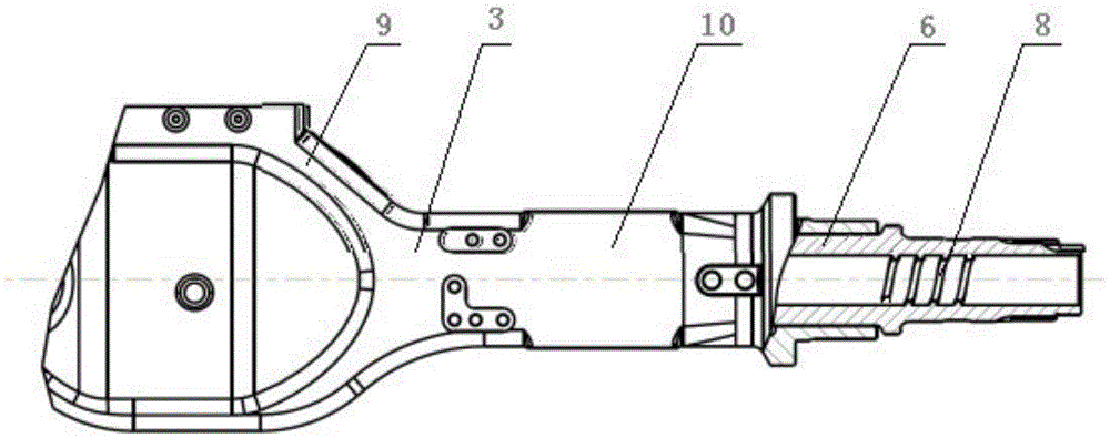 Driving axle shell