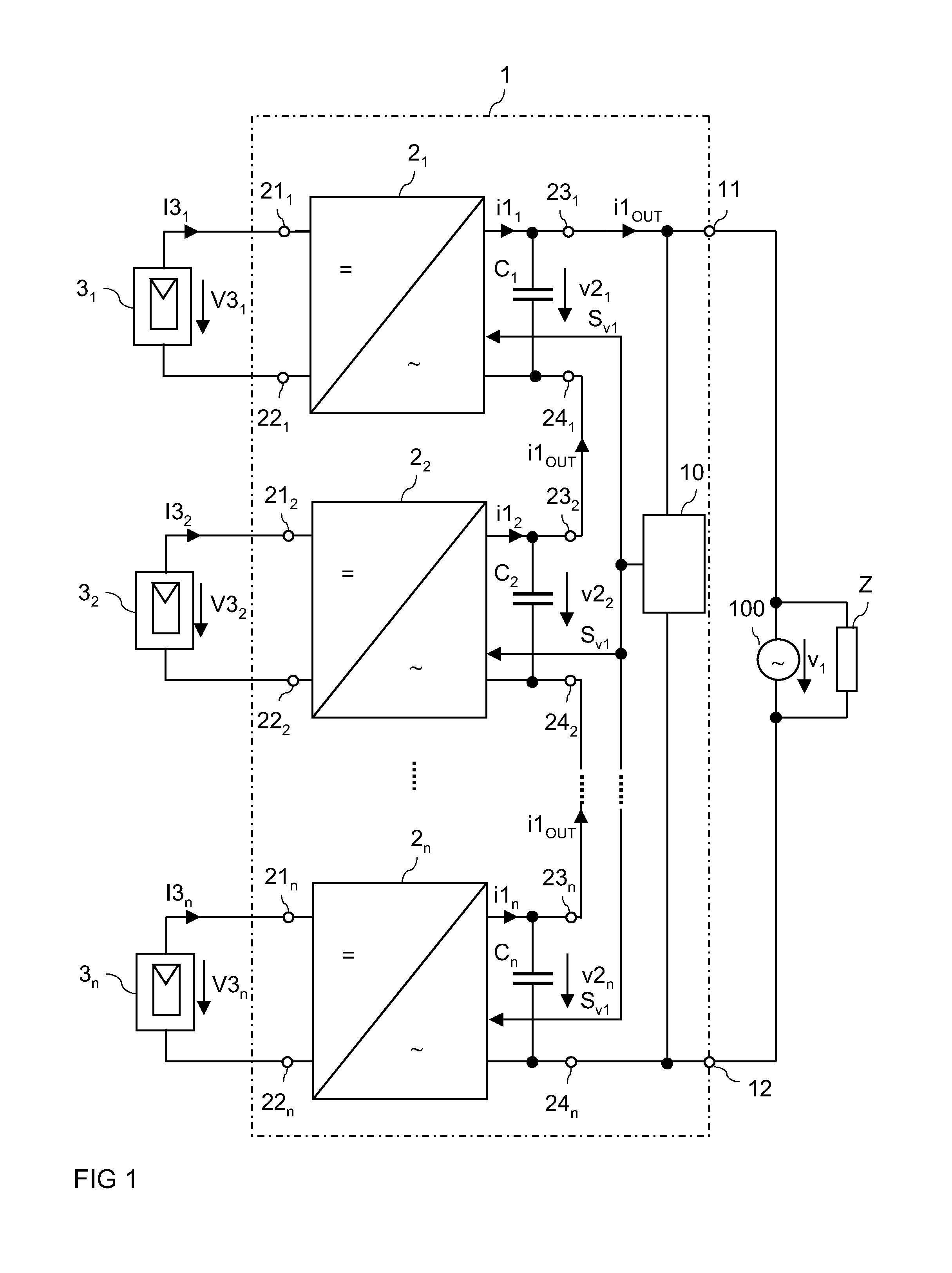 Multiphase Power Converter Circuit and Method