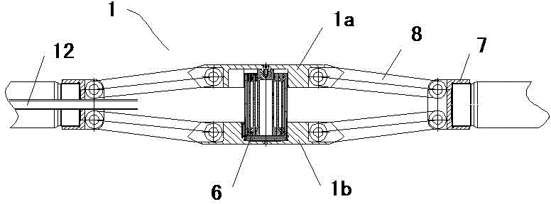 Automobile drive axle overall compound bulging device