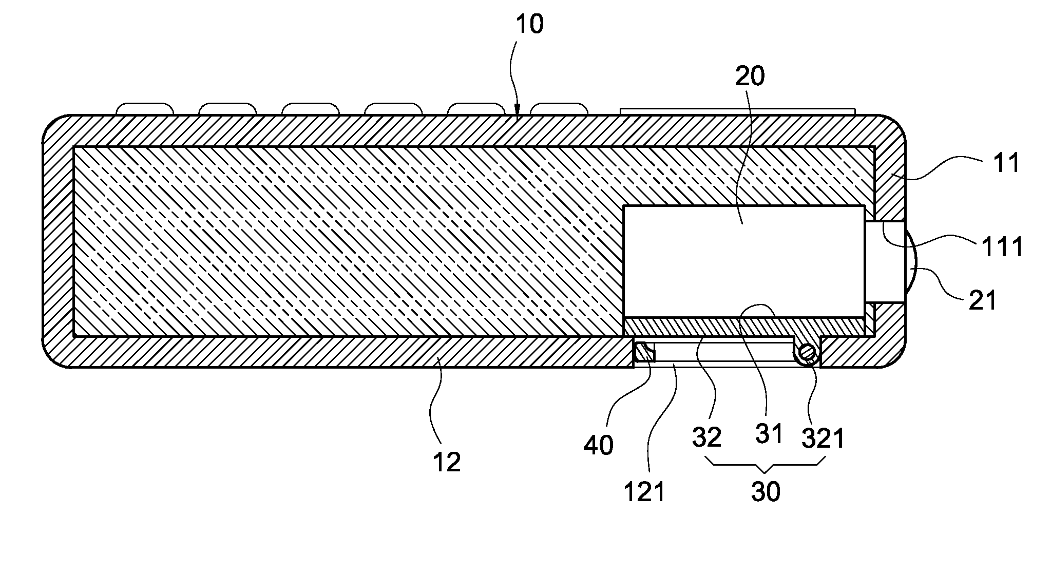 Portable electronic device with micro-projecting module