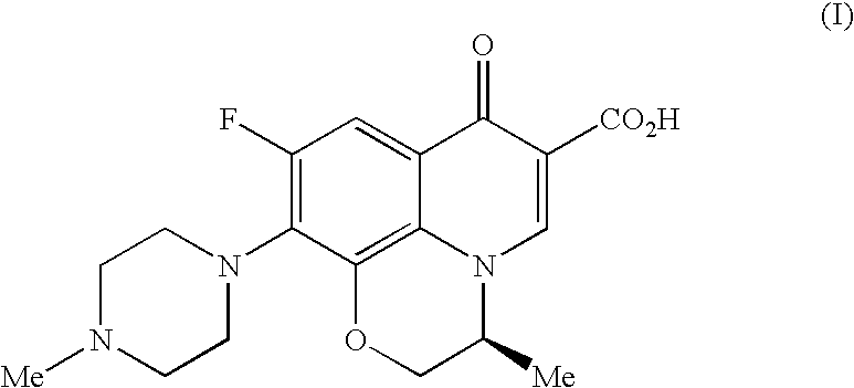 Process for the preparation of an antibacterial quinolone compound