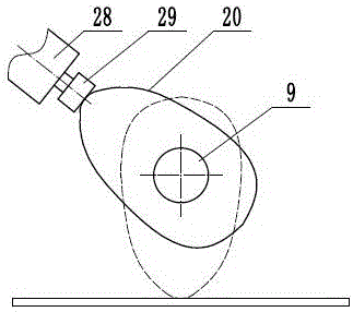 Thin film gluing device