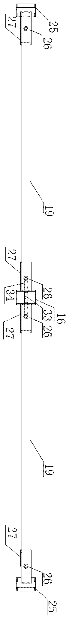 A truss support structure member pipe and its overlapping method