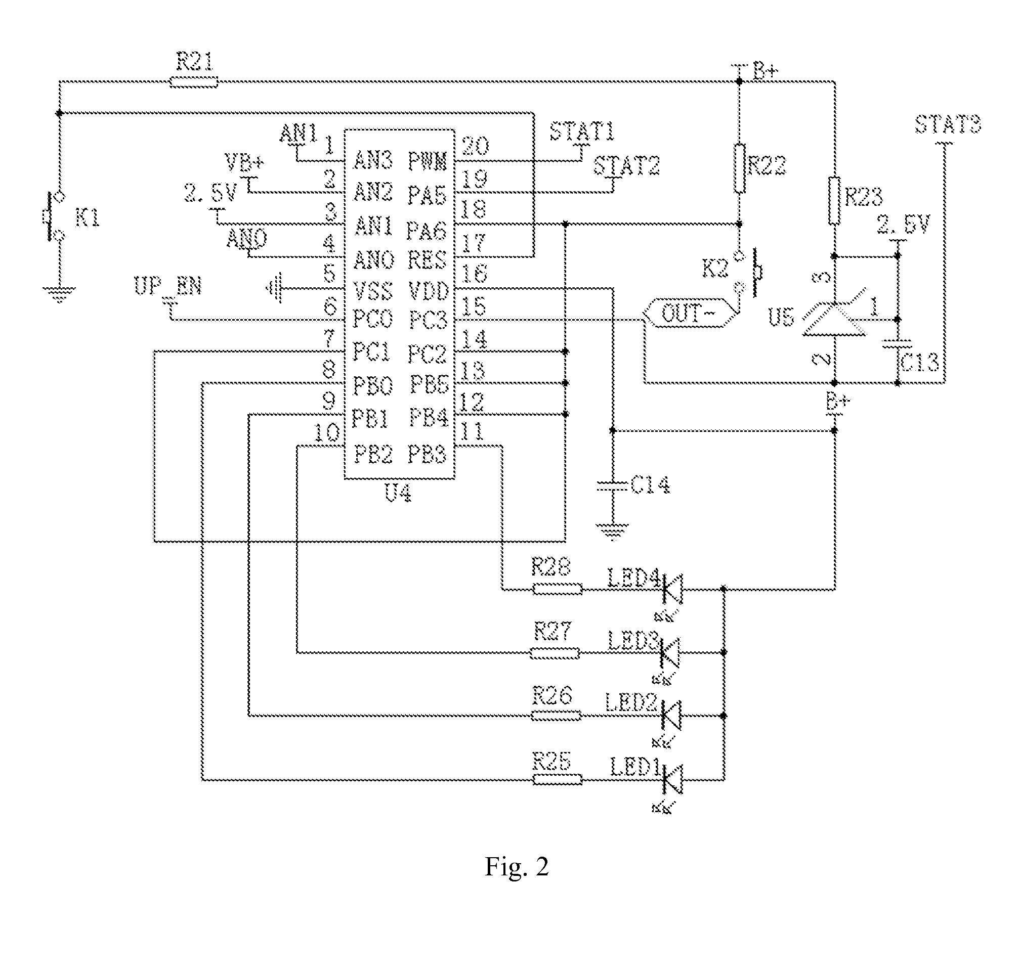 Control circuit and method for electronic cigarette box