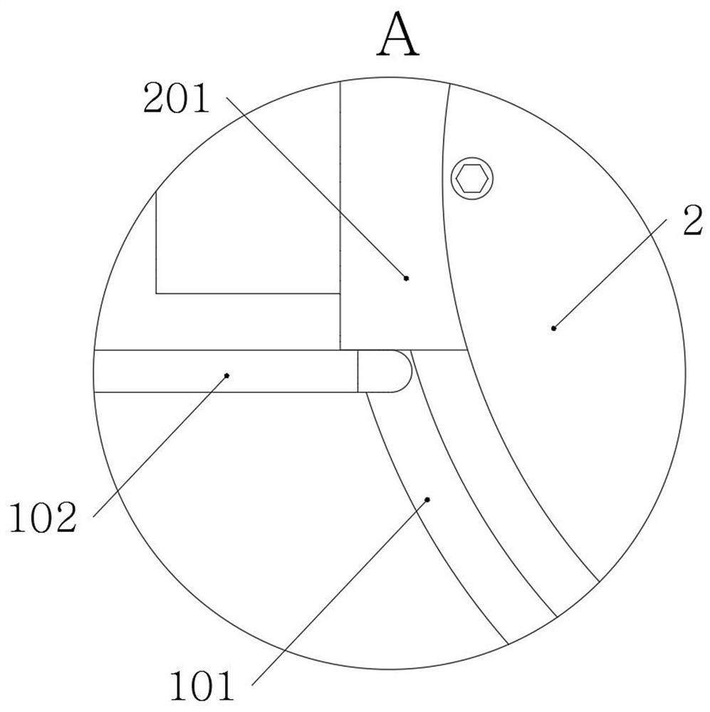 A connection tool for the manufacture of environmental protection equipment