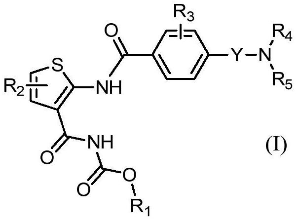 2-arylamide substituted thiophene imide ester compound and its preparation method and use