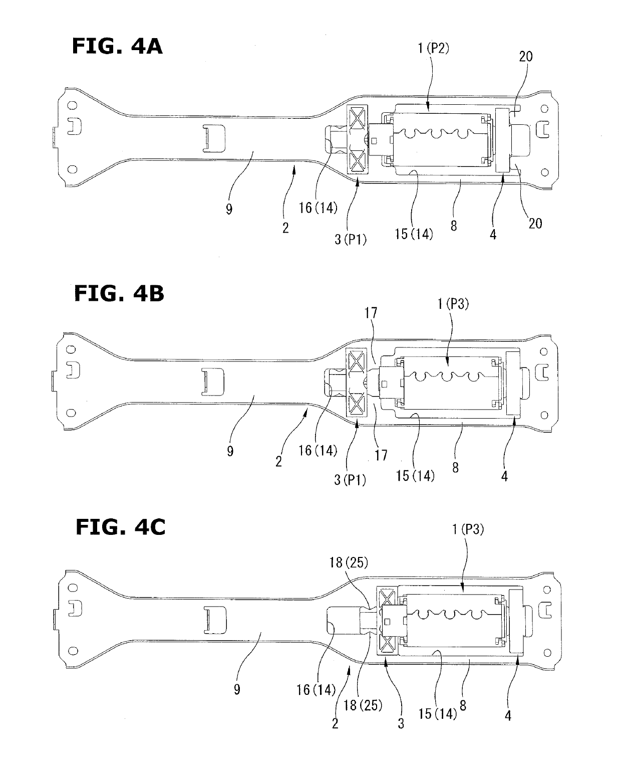 Motor mounting structure for electric seat sliding device