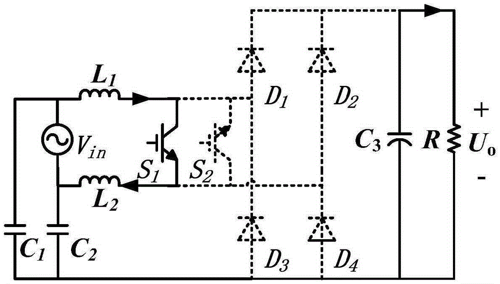 Common-mode rejection dual-Boost bridgeless PFC converter