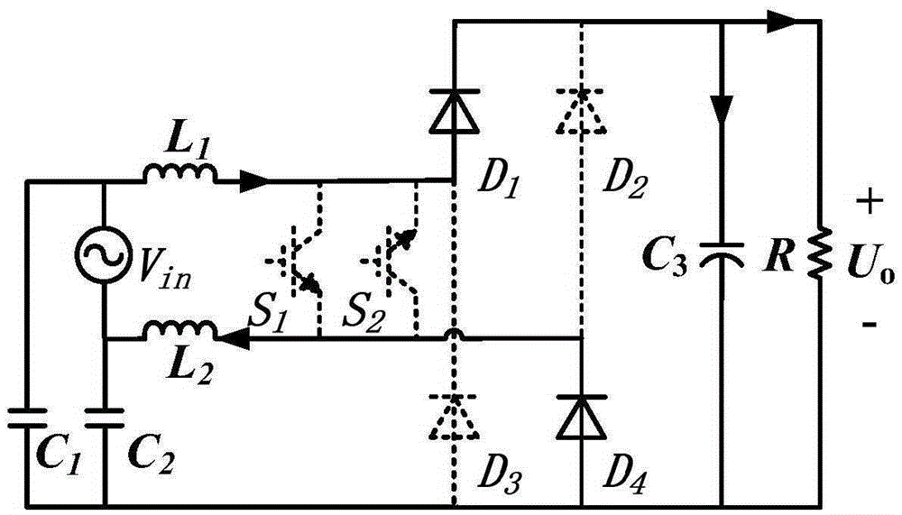 Common-mode rejection dual-Boost bridgeless PFC converter