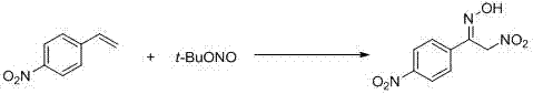 Preparation method of alpha-nitro ketoxime derivative