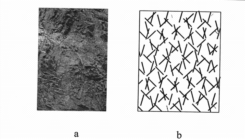 Method for determining nonpenetrating jointed and fractured rock mass deformation parameter