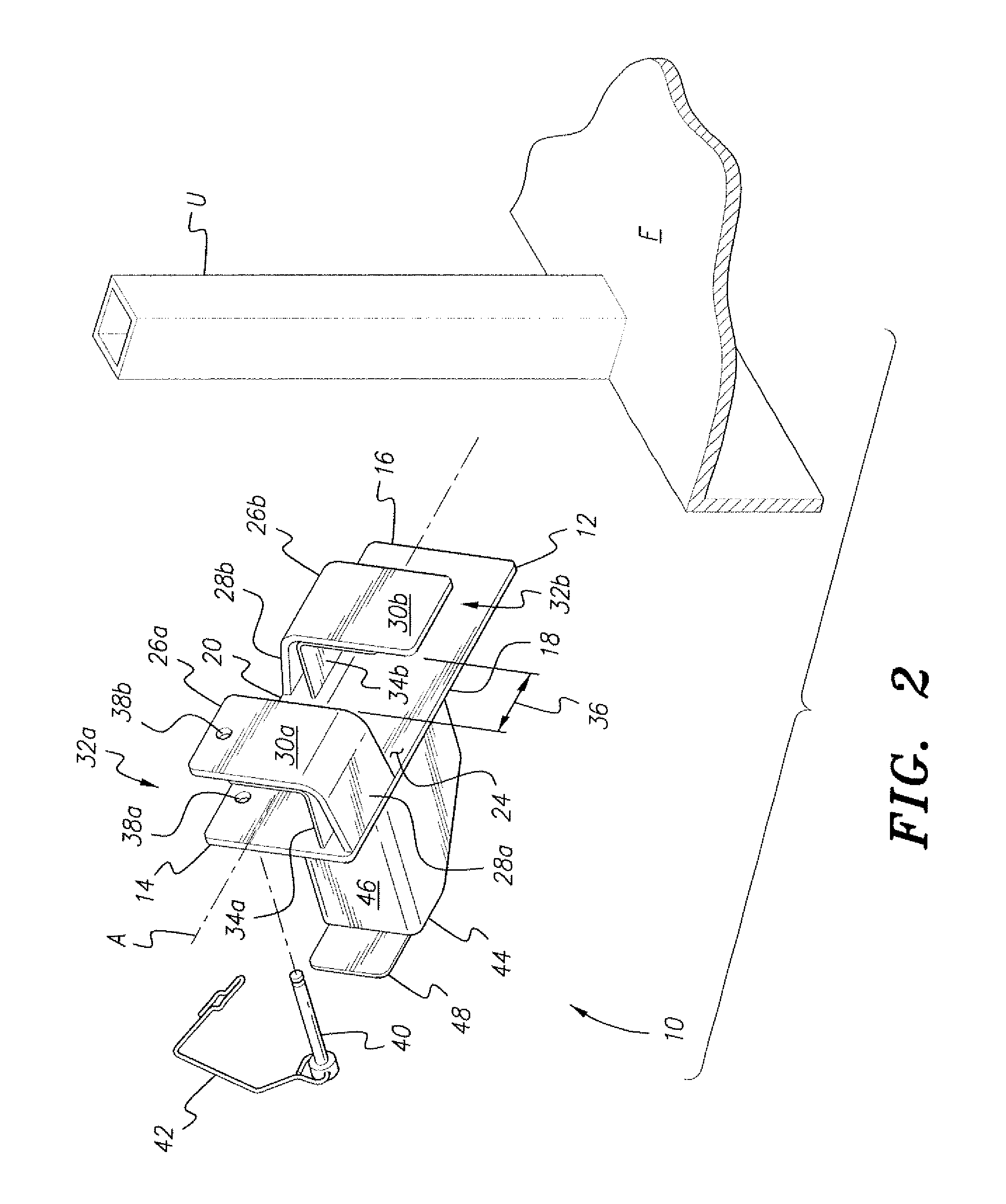 Support bracket for rigid panels