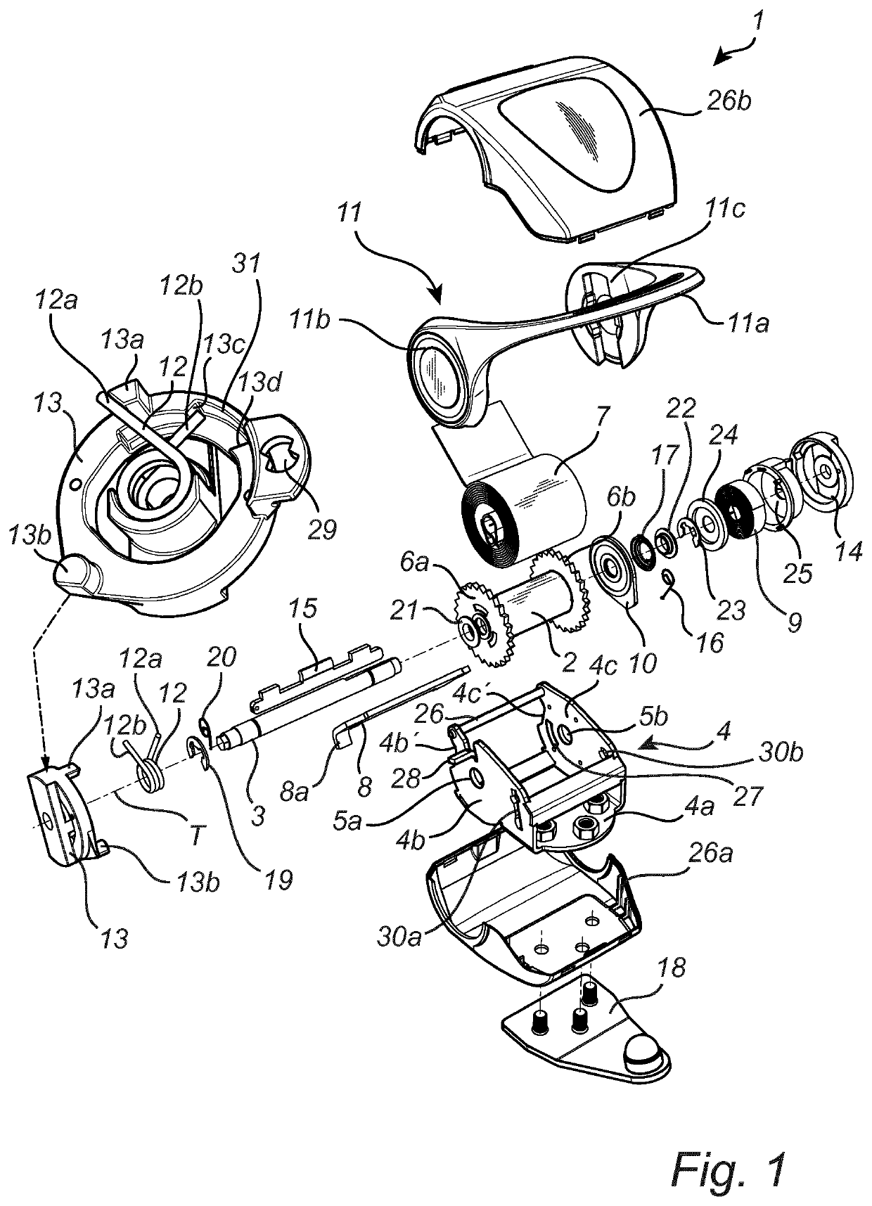 Fastening device for detachably fastening of an object to a vehicle floor