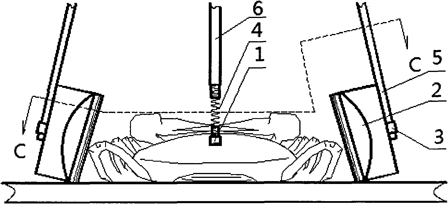 Auxiliary binding method for crabs