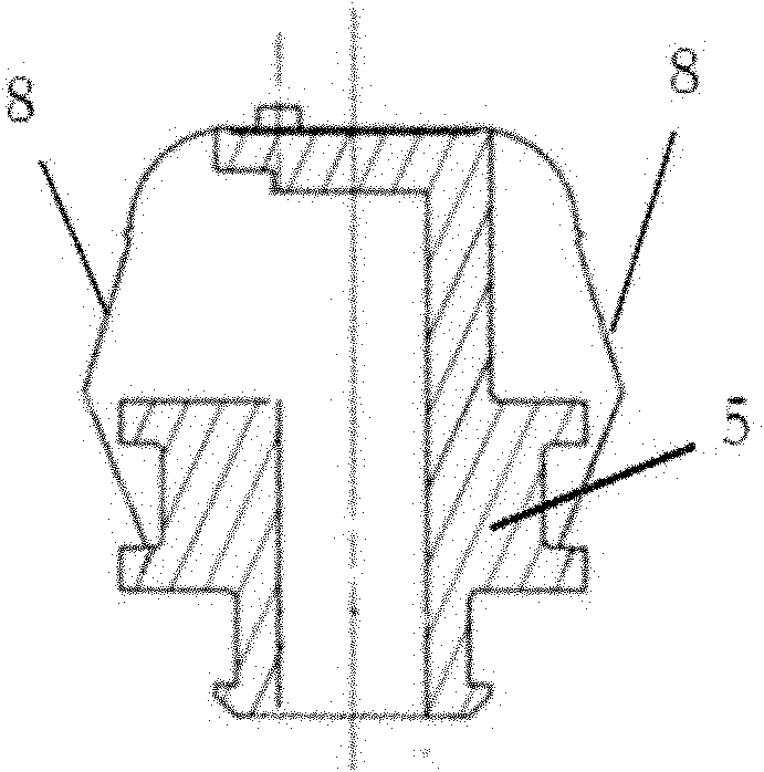 Oil baffle type ventilation mechanism