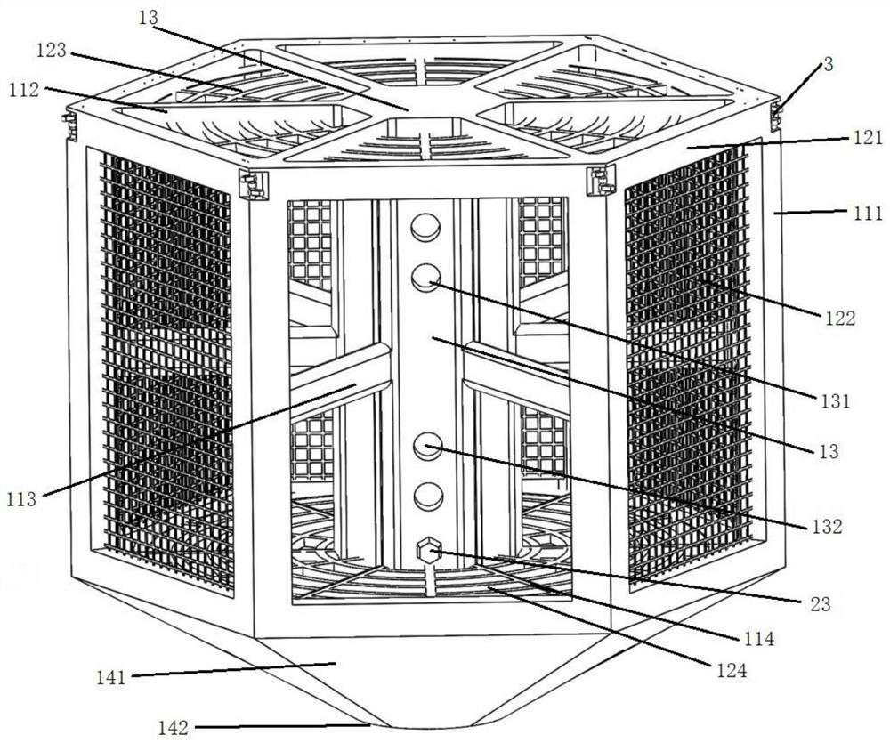 A kind of anti-wind and wave deep-sea culture net cage