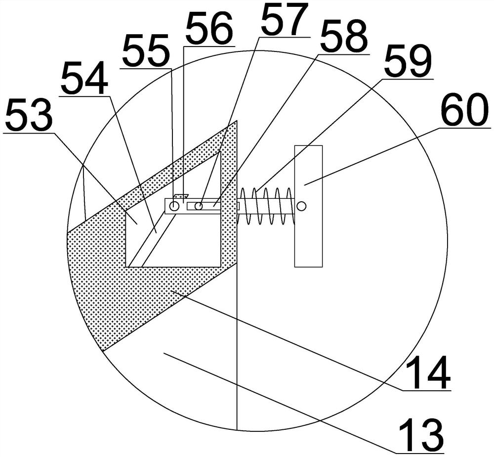 A defecation device for rehabilitation patients in lateral position