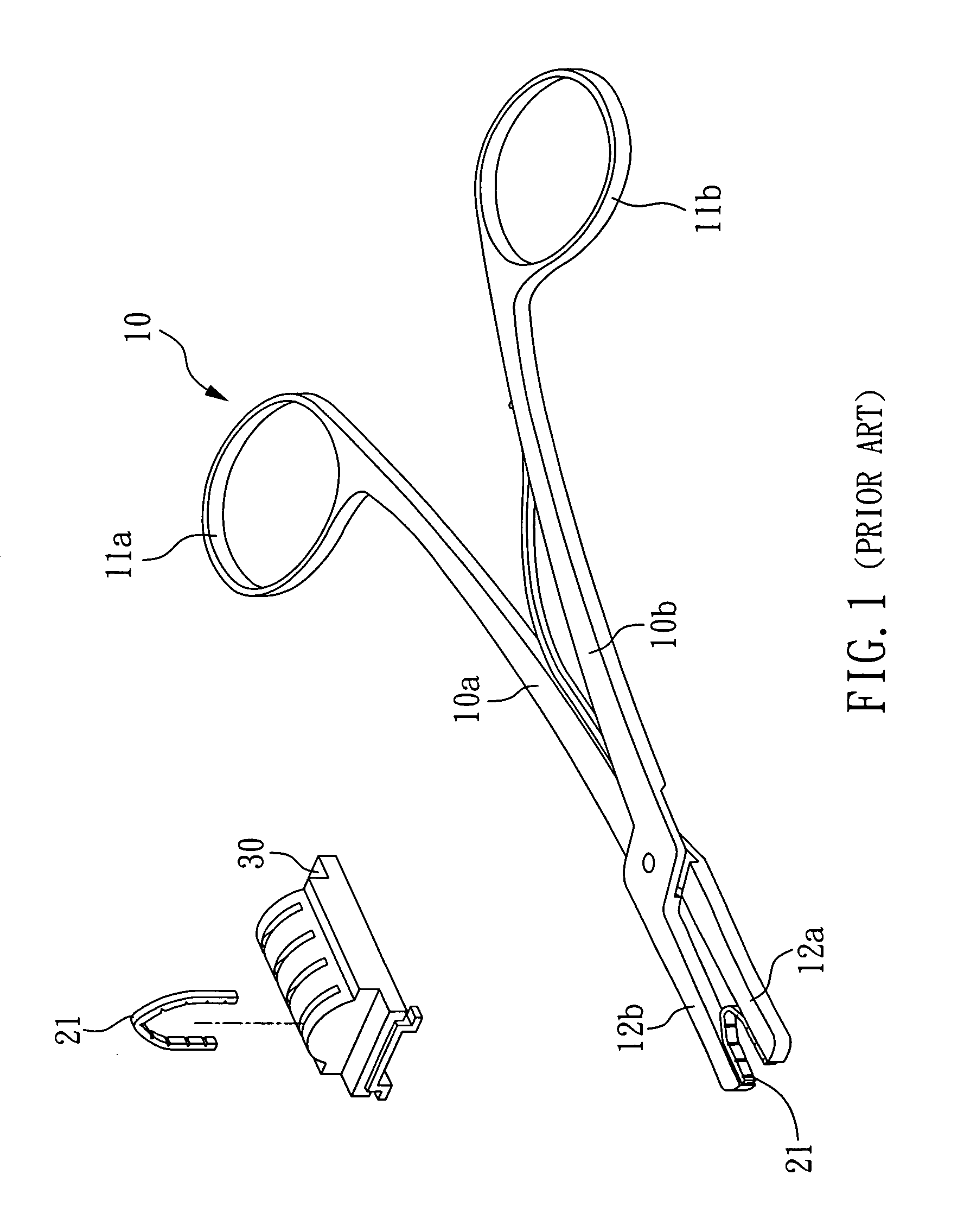 Integrated double clips applier with division device for clamping clips