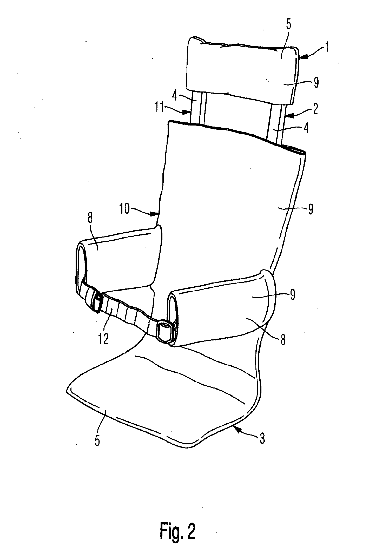 Child Seat Device for a Child and Stroller